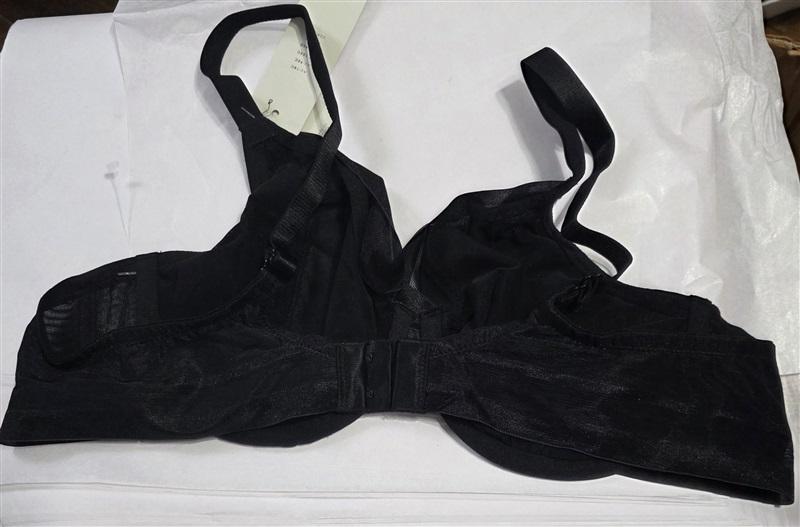 NWT Parfait 40C USA Maya Unlined Plunge Bra P5752 Black 129369