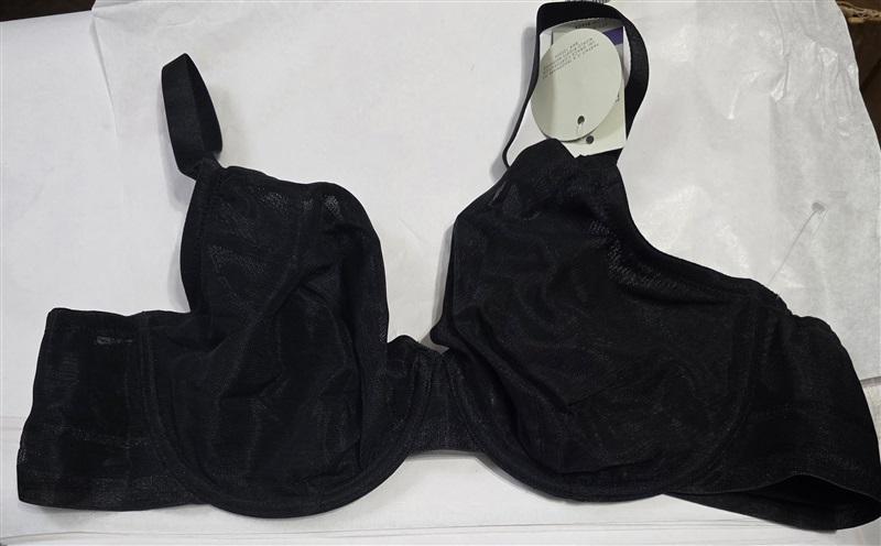 NWT Parfait 40C USA Maya Unlined Plunge Bra P5752 Black 129369