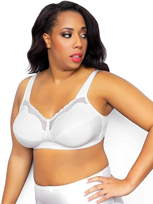 NWOT Exquisite Form 36C Fully Women's Cotton Soft Cup Bra 5100535 White 129372