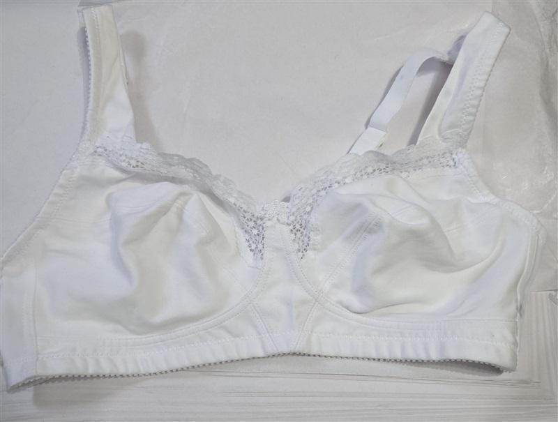 NWOT Exquisite Form 36C Fully Women's Cotton Soft Cup Bra 5100535 White 129372