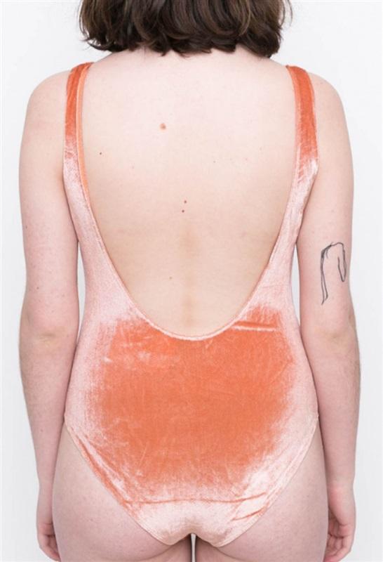 NWT Obey S Layla Bodysuit Marshmallow White Velvet 129403