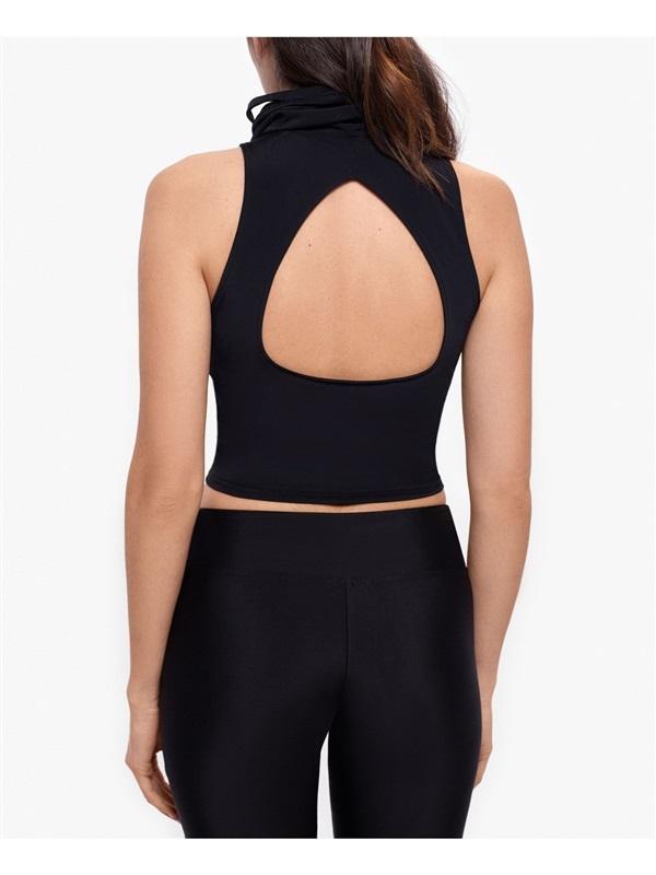NWT BAM BY BETSY & ADAM Sleeveless Open Back Crew Neck Tank Top 129428