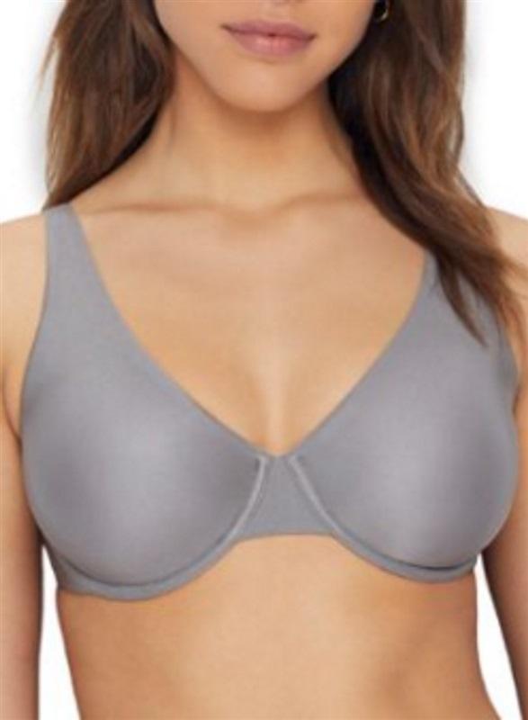 NWT Le Mystere 34G Infinite Comfort T-Shirt Underwire Bra 4138 Gray #129433