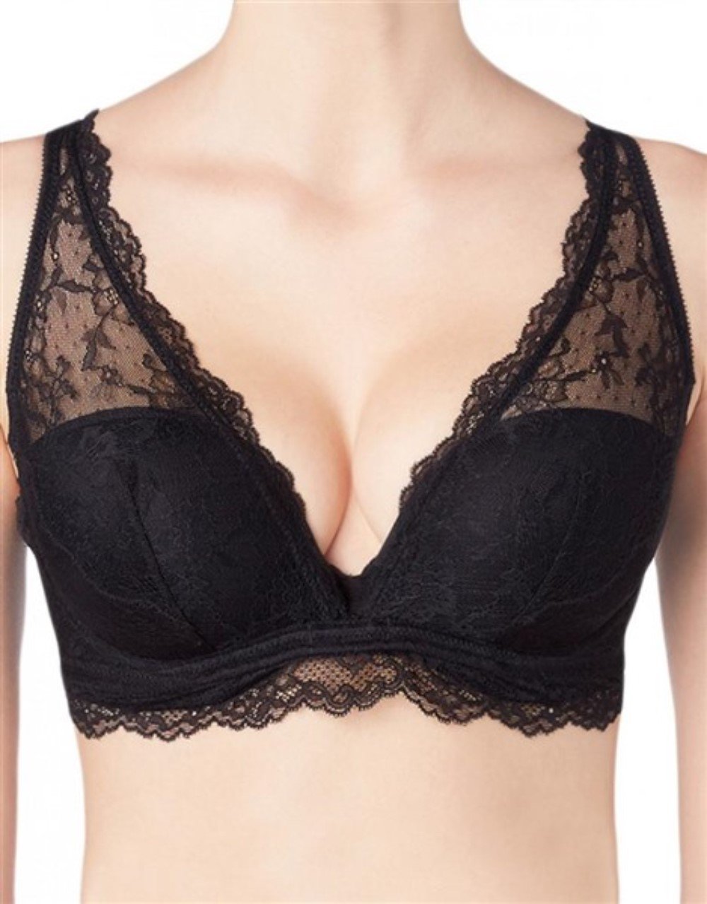 NWT Le Mystere 36DD The Perfect 10 Way Convertible Bra 2299 Black 129464