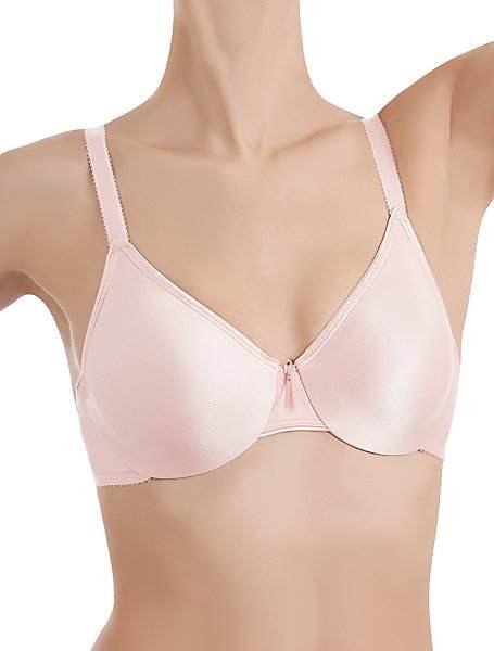 NWOT Wacoal Bodysuede 36B Ultra Full Figure Seamless 85182 Pink Bra 129465