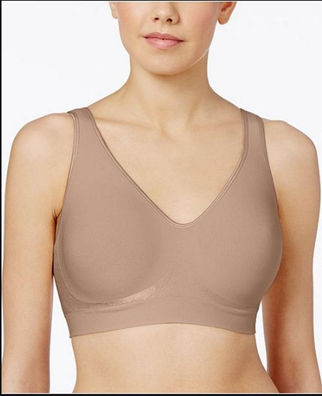 NWOT Bali Bra SM Comfort Revolution Seamless Smart Size Bra 3484 Taupe 129468