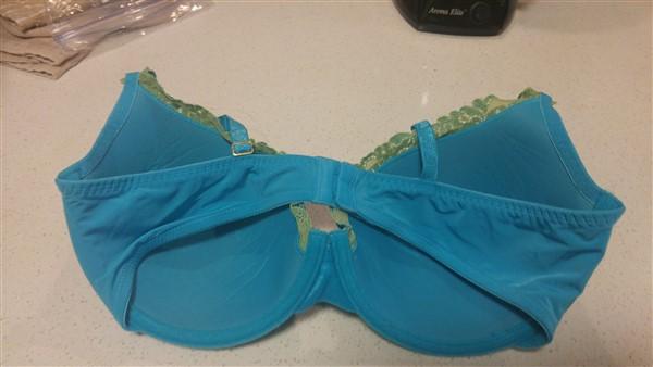 NWT Natori 36DD Body Doubles Lace Demi Bra 133001 Blue 129469