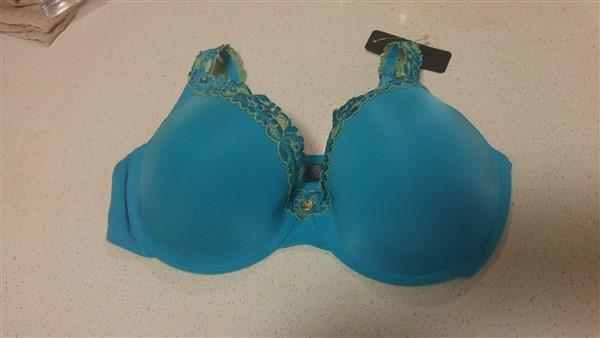 NWT Natori 36DD Body Doubles Lace Demi Bra 133001 Blue 129469