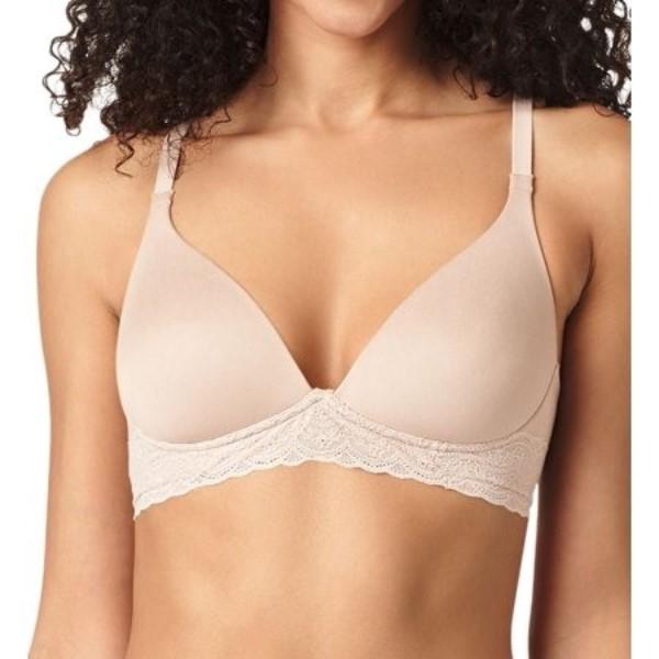 NWOt Warner's 40B Cloud 9 Wire Free Triangle Bra RO5691A Beige 129481