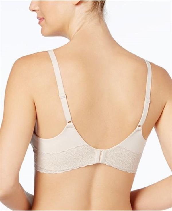 NWOt Warner's 40B Cloud 9 Wire Free Triangle Bra RO5691A Beige 129481