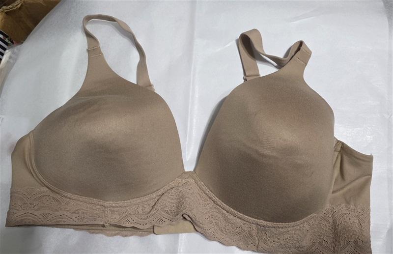 NWOt Warner's 40B Cloud 9 Wire Free Triangle Bra RO5691A Beige 129481