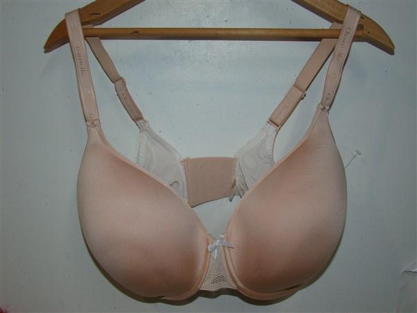 NWT Chantelle 34H C-Ideal Underwire T-Shirt Bra 1951 Beige 129543