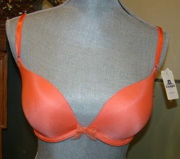 NWT b.tempt'd 32DD Double Drama Push Up Bra 958109 Orange 129551