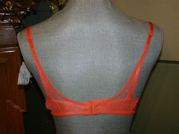 NWT b.tempt'd 32DD Double Drama Push Up Bra 958109 Orange 129551