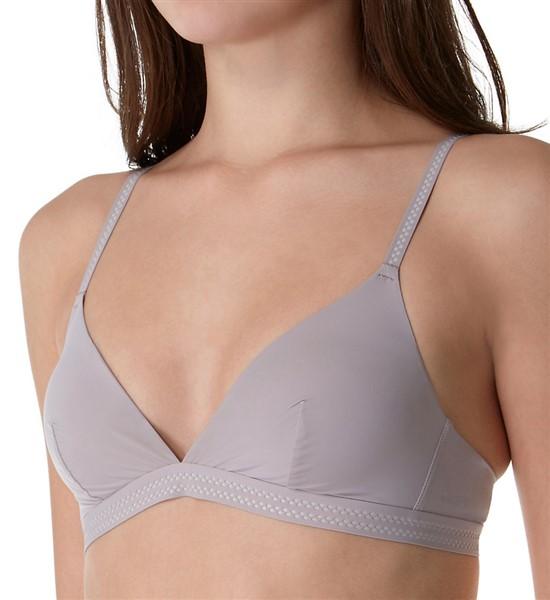 NWOT DKNY M Essential Microfiber Bralette DK2013 Gray 129555
