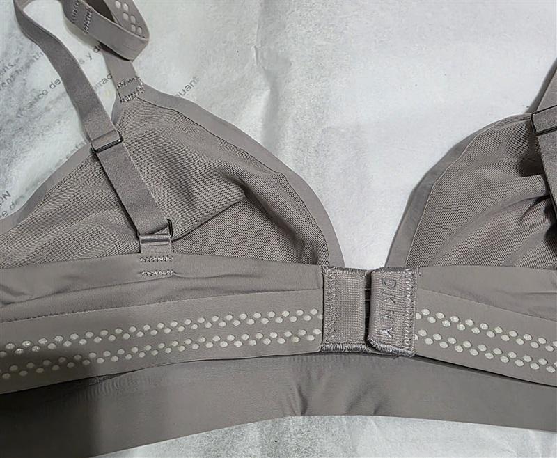 NWOT DKNY M Essential Microfiber Bralette DK2013 Gray 129555
