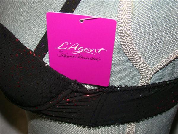 NWT L'Agent 32DD Provocateur 'Garcia' Padded Underwire Demi Bra 129557