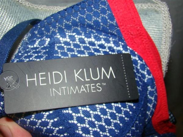 NWT Heidi Klum 36A Intimates Leise Contour Bra H23-1067 Blue 129561