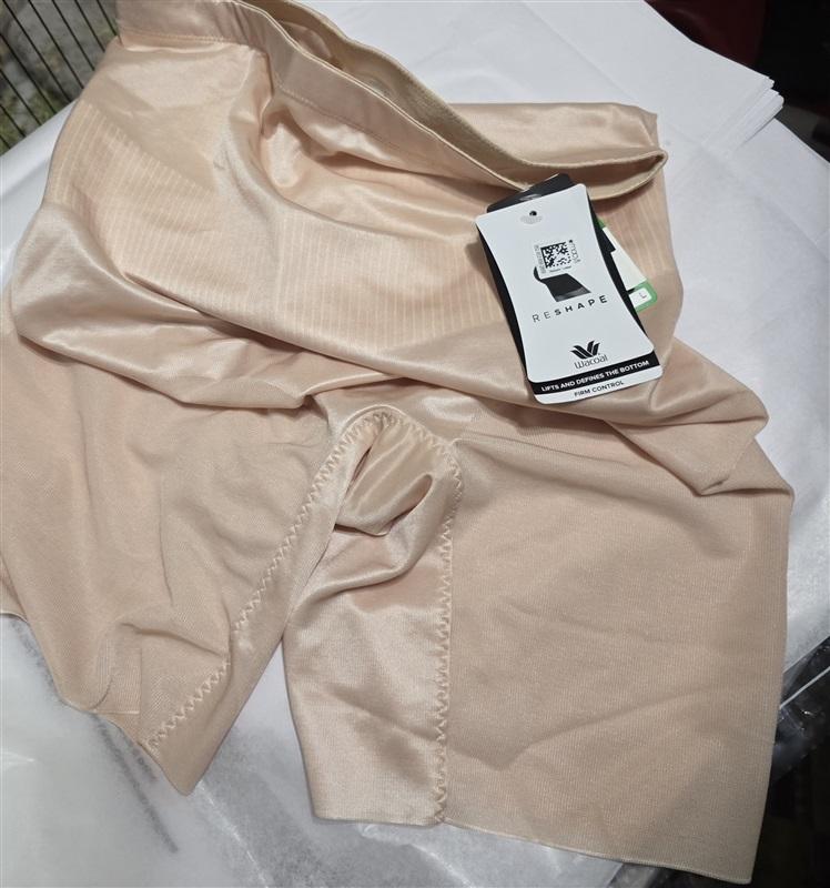 NWT Wacoal LG High Waisted Long Leg FIT & LIFT Shaper WE137008 Beige 129568