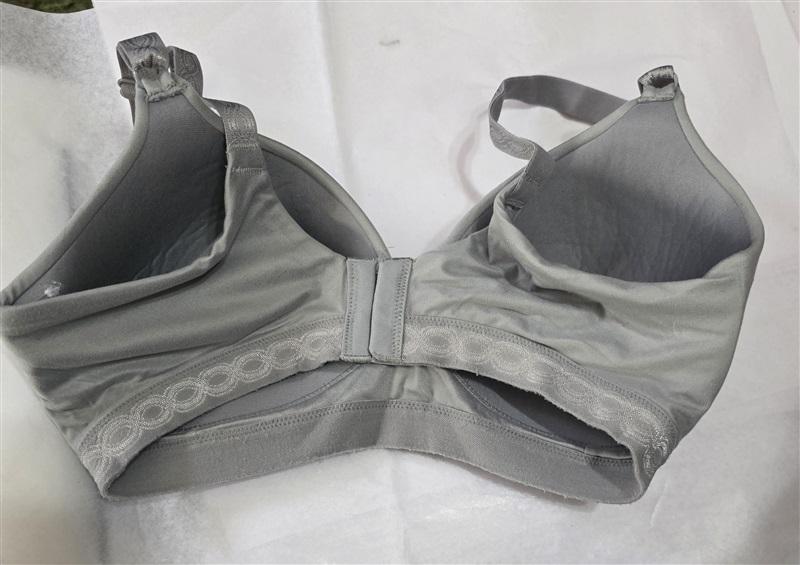 PO Warner's 36C Cloud 9 Full-Coverage Wire-Free Contour Bra 1269 Gray 129573