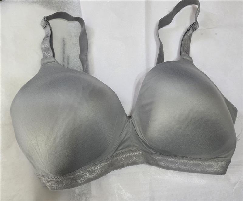 PO Warner's 36C Cloud 9 Full-Coverage Wire-Free Contour Bra 1269 Gray 129573