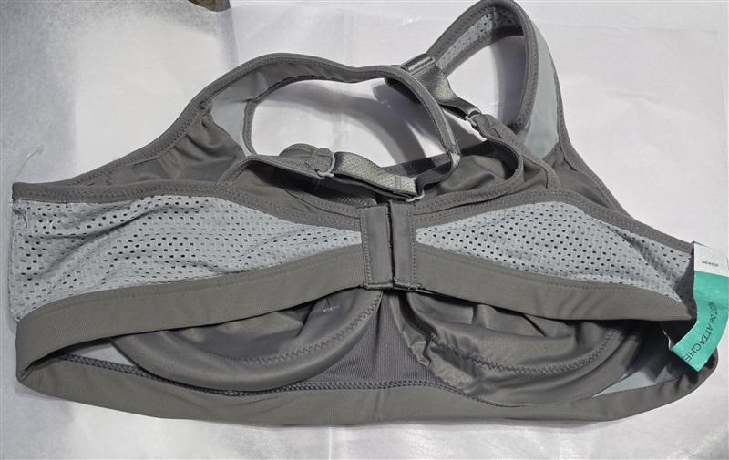 NWOT Glamorise 40C Underwire High Impact Sports Bra 9066 Gray 129584