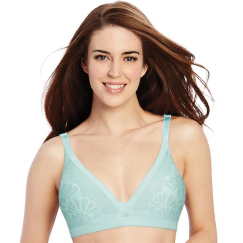 NWOT Bali 36B Beauty Lift Gravity Defying Wirefree Bra DF6564 Aqua 129607