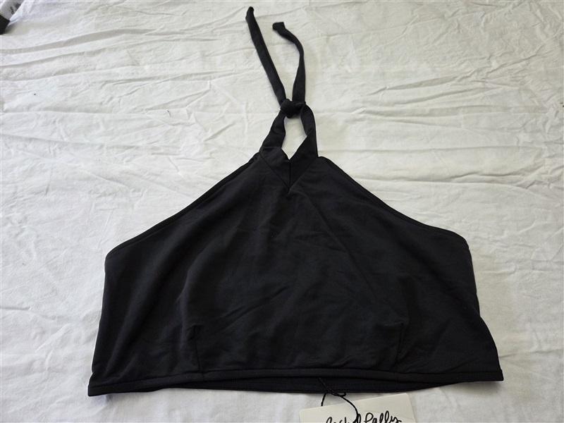 NWT Rachel Pally L High Neck Galapagos Tie Back Bikini Swim Top 129627