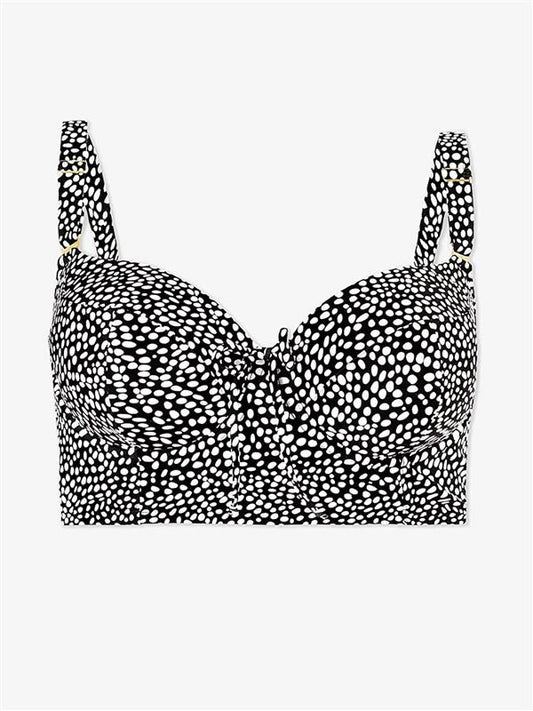 NWT Smart & Sexy 38DDD Longline Underwire Bikini Swim Top 129638