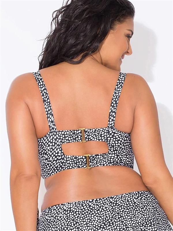 NWT Smart & Sexy 38DDD Longline Underwire Bikini Swim Top 129638