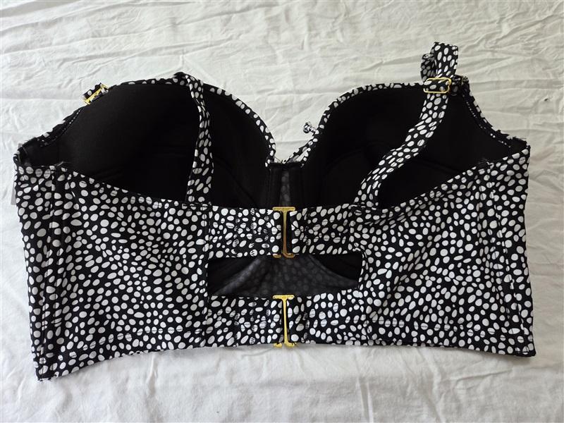NWT Smart & Sexy 38DDD Longline Underwire Bikini Swim Top 129638