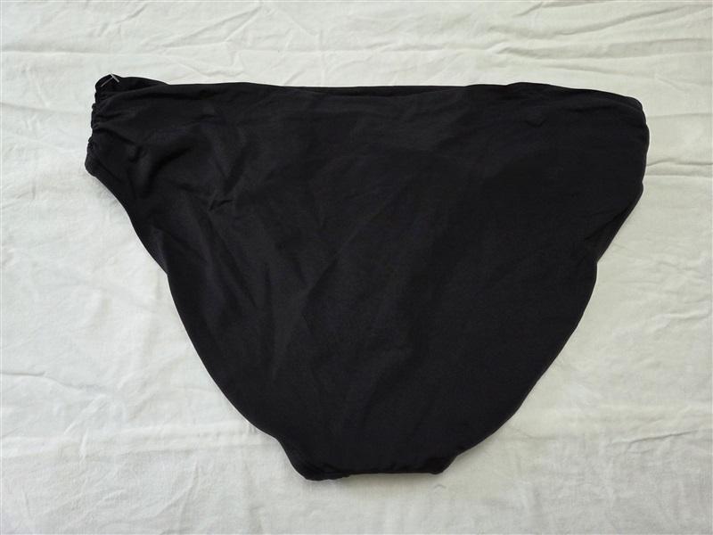 NWT Kenneth Cole Get Rio L Shirred Banded Hipster Bikini Swim Bottom 129639
