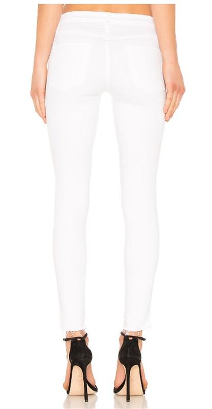 NWTD Frame 31 Le Skinny De High Rise Skinny Fit White Jeans 129655