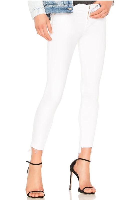 NWTD Frame 31 Le Skinny De High Rise Skinny Fit White Jeans 129655