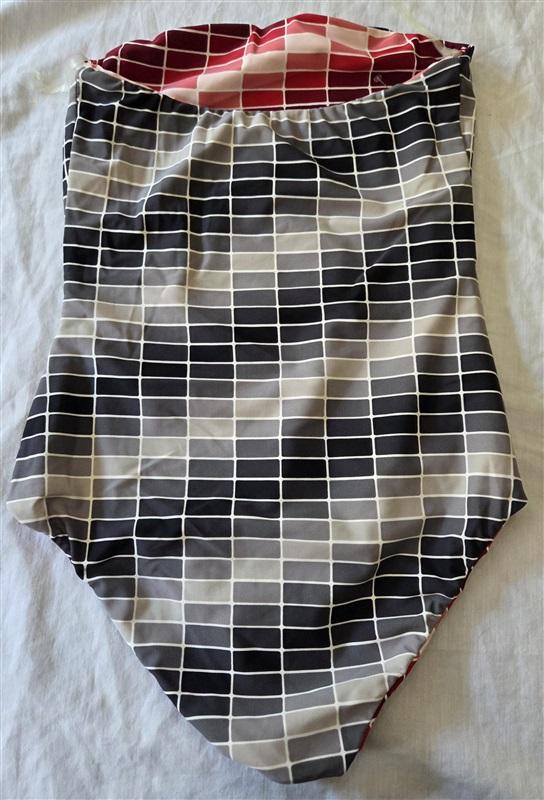 NWOT Rachel Pally M Bandeau Ibiza Block 1pc Swimsuit Reversible 129673