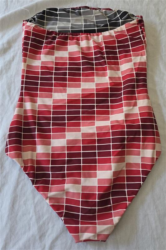 NWOT Rachel Pally M Bandeau Ibiza Block 1pc Swimsuit Reversible 129673