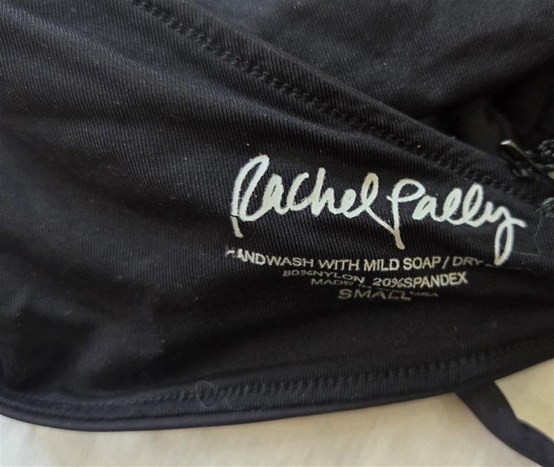 NWT Rachel Pally S High Neck Triangle Metal Tie Back Bikini Swim Top 129678