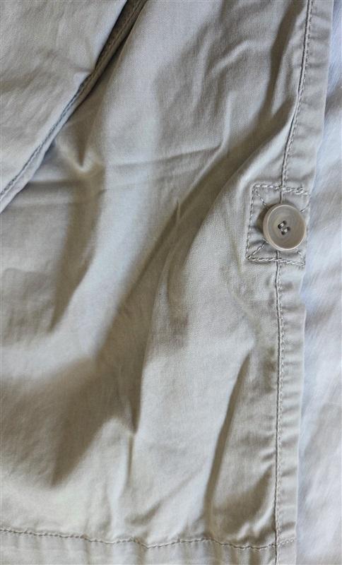 NWOT Eileen Fisher M Straight Leg Organic Cotton Gray Crop Pants 129686