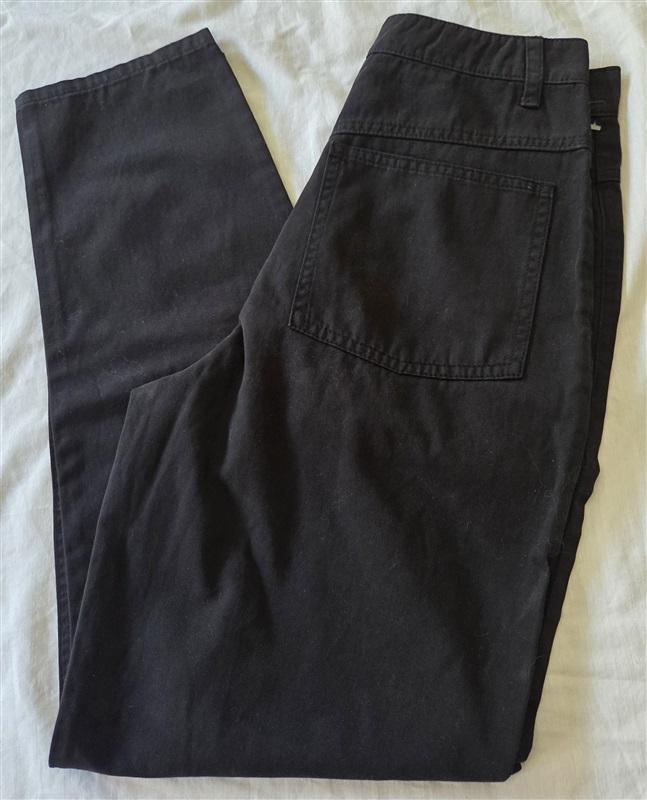 NWOT Pistola LA 24 Yoke Front Pants Black Sample 129687