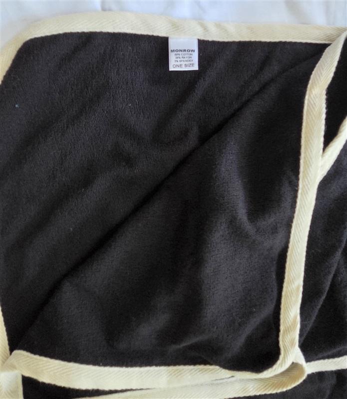 NWOT Monrow Travel Blanket + Bag Black Fleece 129696