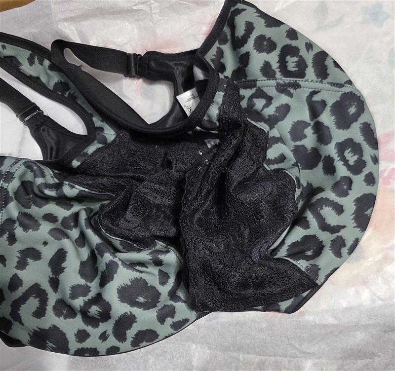 NWOT Glamorise 42H Elegance Front Close Underwire Bra 1245 Green 129752