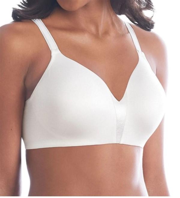 NWOt Bali 38DD One Smooth U Smoothing Concealing Wirefree Bra 6556 Beige #129782