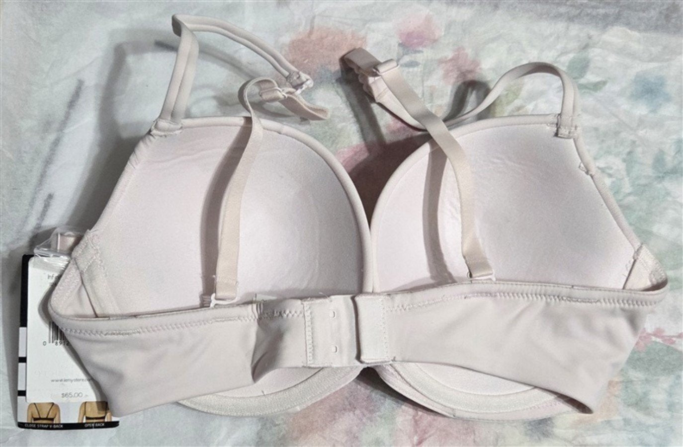 NEW Le Mystere 34C Infinite Possibilities Push Up Plunge Bra 1124 Pink #129784