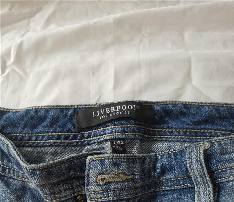 NWOTD Liverpool 10 Norma Jean Mid-Rise Relaxed Roller 24 1/2" 129805