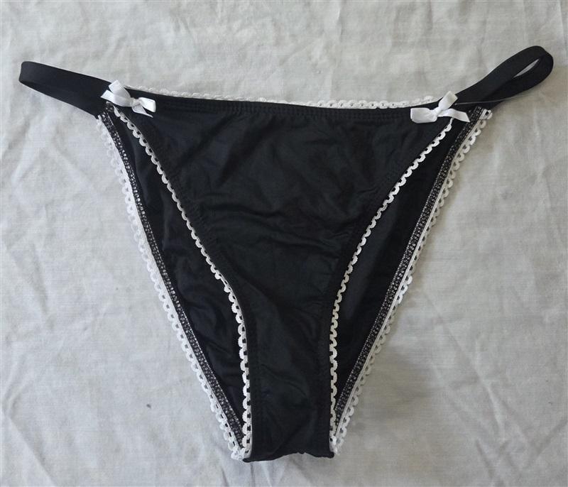 NWOT Anthropologie Dippin' Daisy's L Black White Bows Bikini Bottom 129833