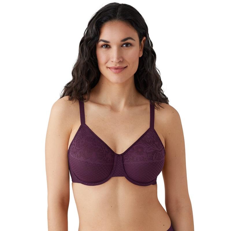 NWT Wacoal 38D Visual Effects Minimizer Bra 857210 Pink 129843