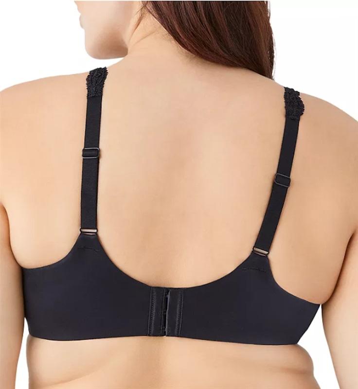 NWOT Wacoal 42DDD Softly Styled Underwire Bra 855301 Black 129847