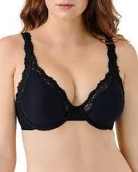 NWOT Wacoal 42DDD Softly Styled Underwire Bra 855301 Black 129847