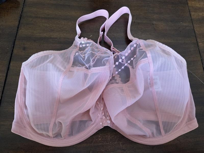 NEW Elomi 36K USA Matilda Underwire Plunge Bra EL8900 Rose Pink 129858