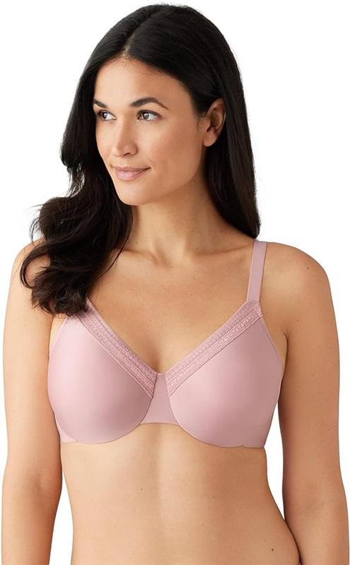 NWT Wacoal Perfect Primer 40DD Full Figure Underwire Bra 855213 Pink 129859